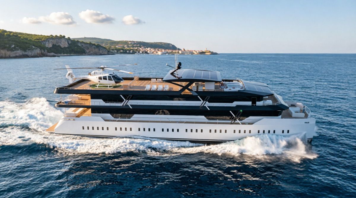 суперяхта катамаран Baikal 50